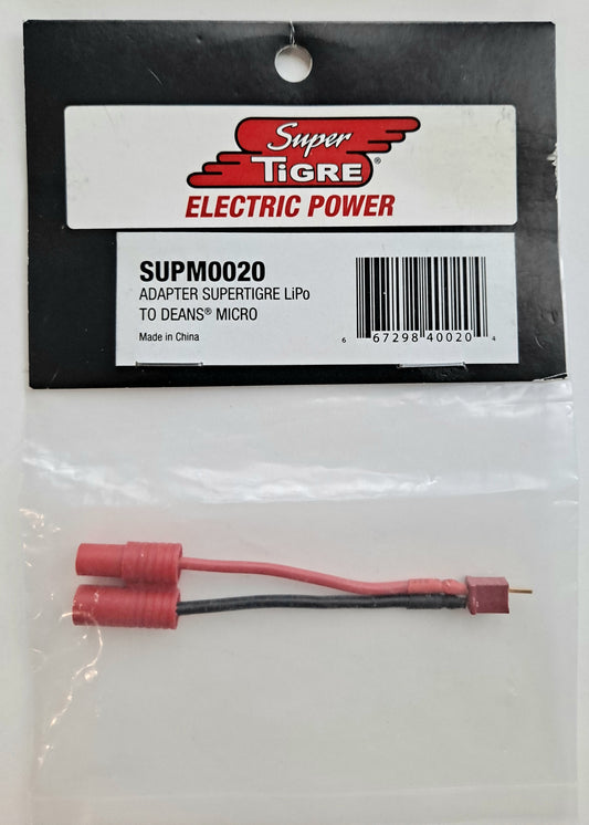 Super Tigre LiPO to Deans Micro Adapter SUPM0020