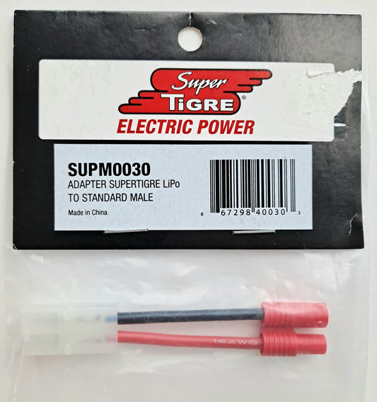 Super Tigre LiPO to Tamiya Molex Male Adapter SUPM0030