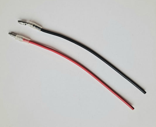 Tamiya Motor Lead 4mm Bullet with 6" Lead 16AWG (1 pr) DLR1055