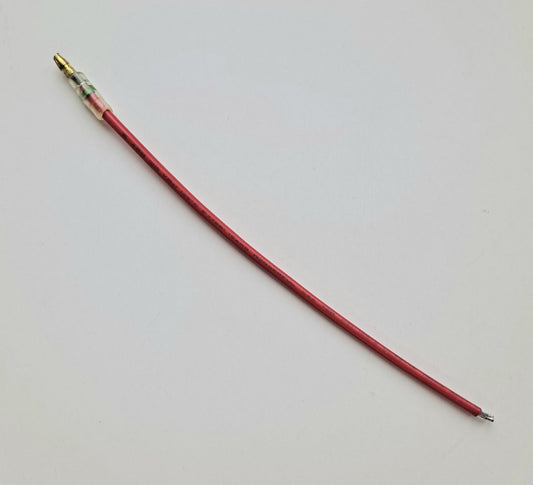 Tamiya Motor Lead 3.5mm Bullet with 6" Pre-Tinned Lead 16AWG (1 Red) DLR1055.35R