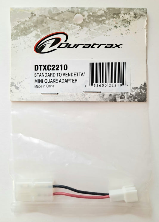 Duratrax Tamiya Standard to Vendetta/Mini Quake Adapter DTXC2210