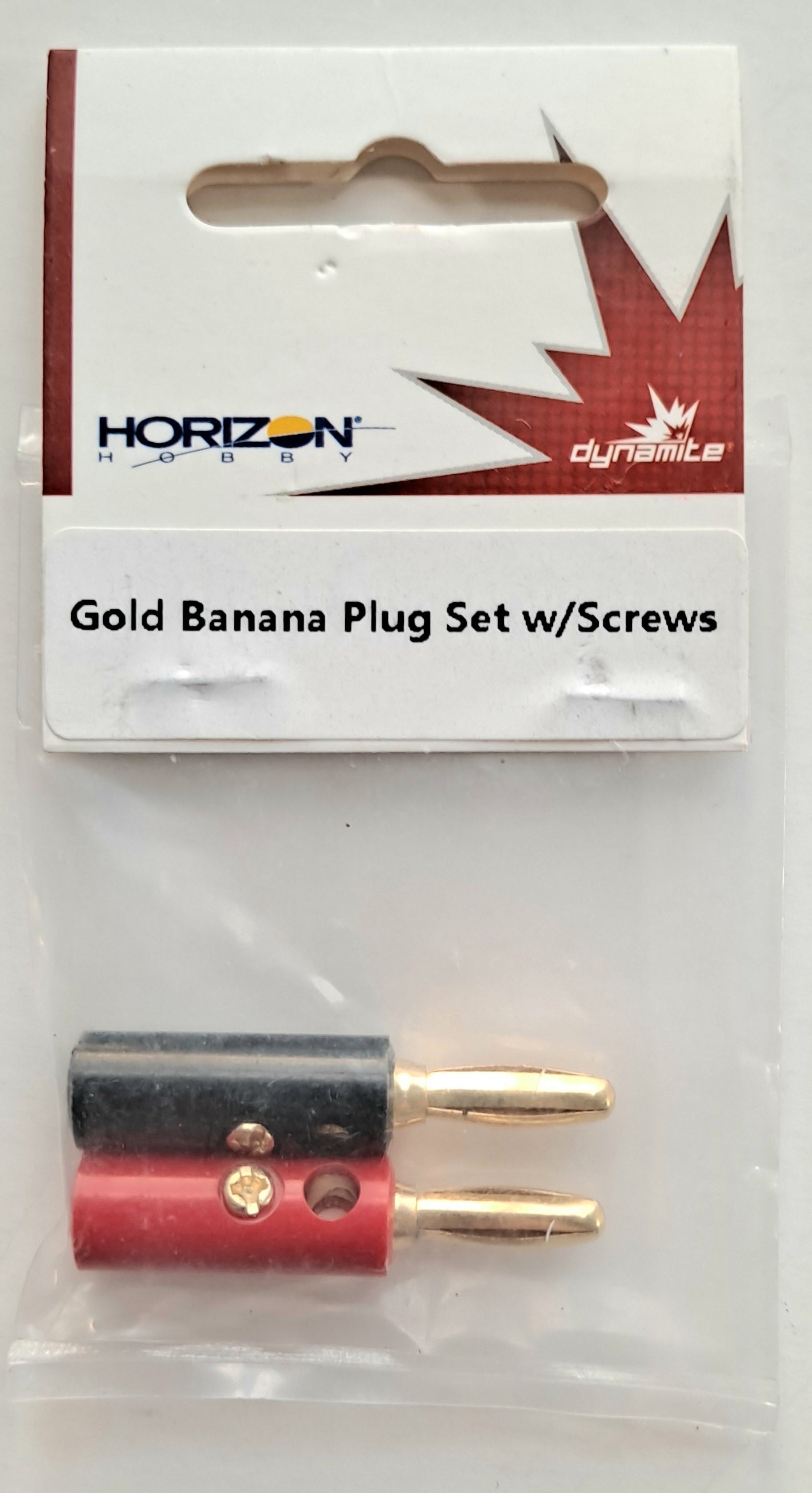 Dynamite Gold Banana Plug Set with Screws DYNC0036