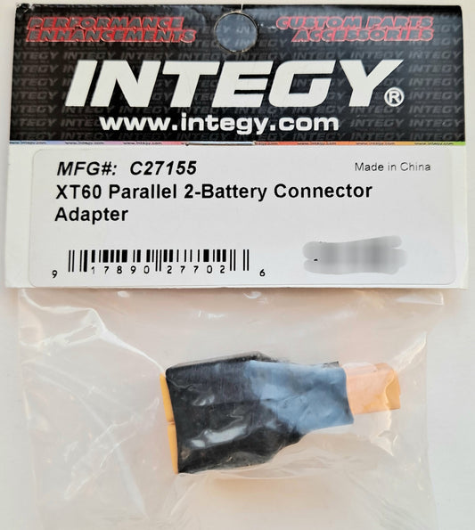 Integy XT60 Parallel 2-Battery Connector Adapter C27155