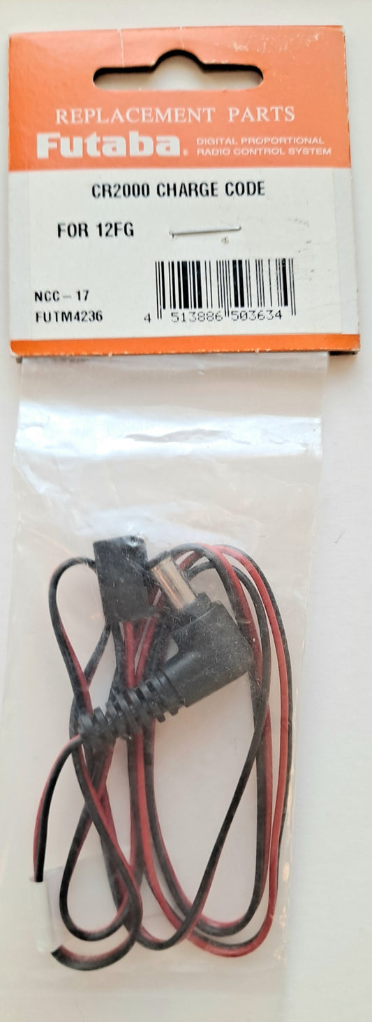 Futaba CR2000 Charge Cord Cable for 12FG NCC-17 #FUTM4236