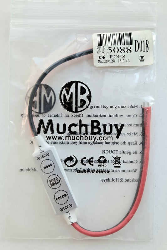 MuchBuy Wired LED Controller 12V 5088-D018