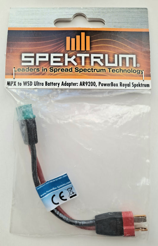 Spektrum MPX to WSD Ultra Battery Adapter SPM6829