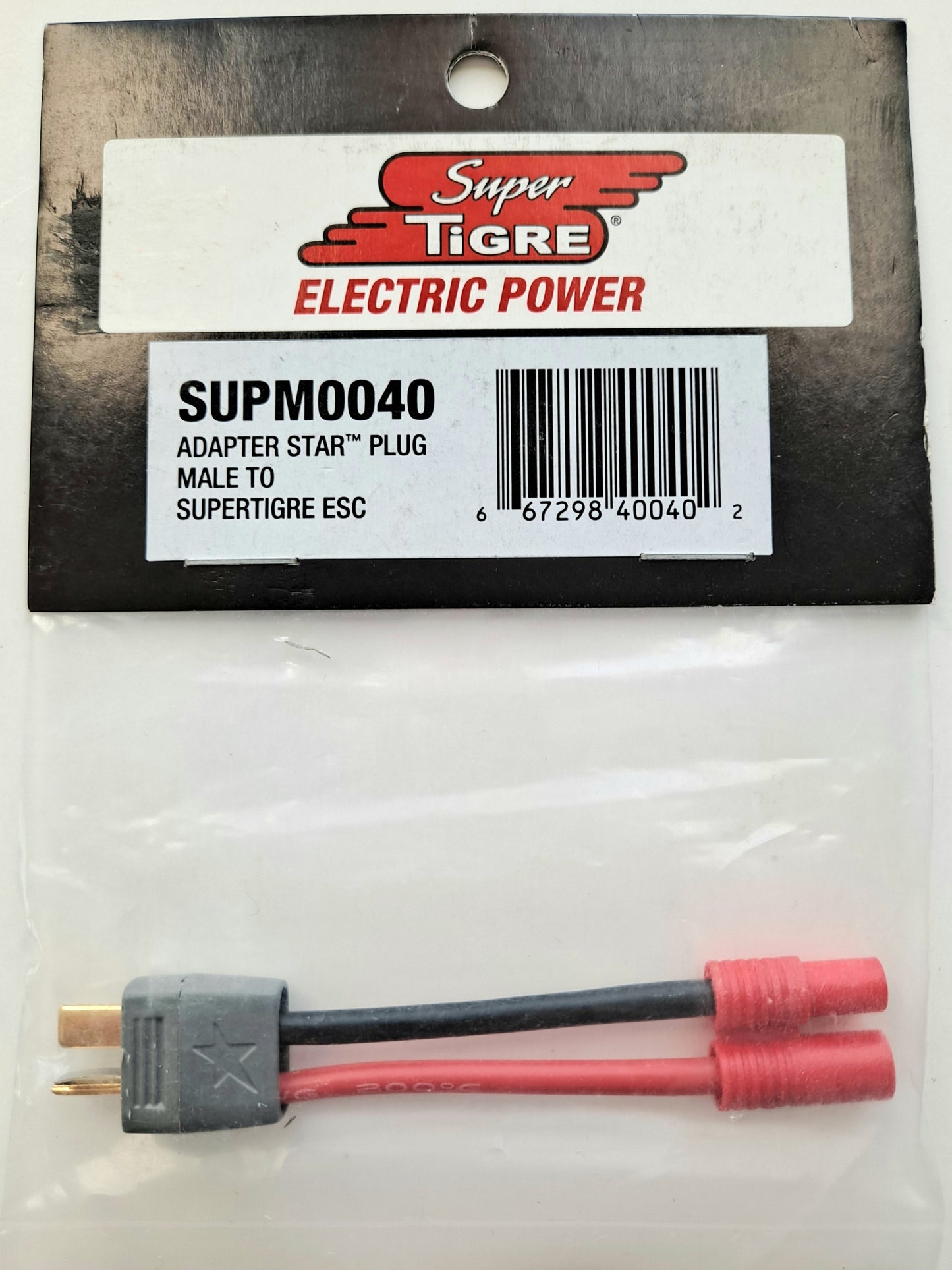 Super Tigre ESC to Star Plug Male Adapter SUPM0040