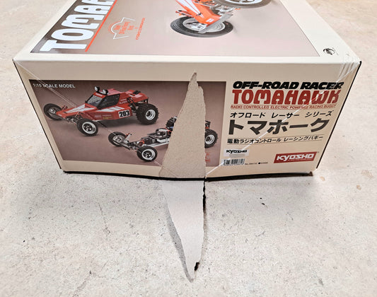Box Damage Kyosho Tomahawk 1/10 EP 2WD Buggy Kit #30615C