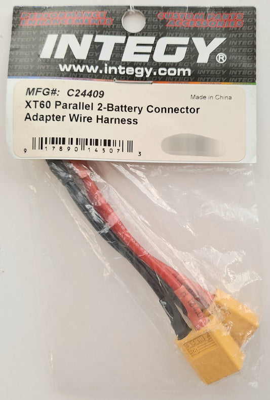 Integy XT60 2-Battery in Parallel Connector Adapter Wire Harness C24409