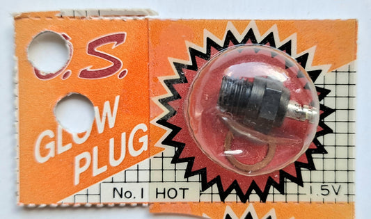 Vintage OS No. 1 Hot Glow Plug and Copper Washer