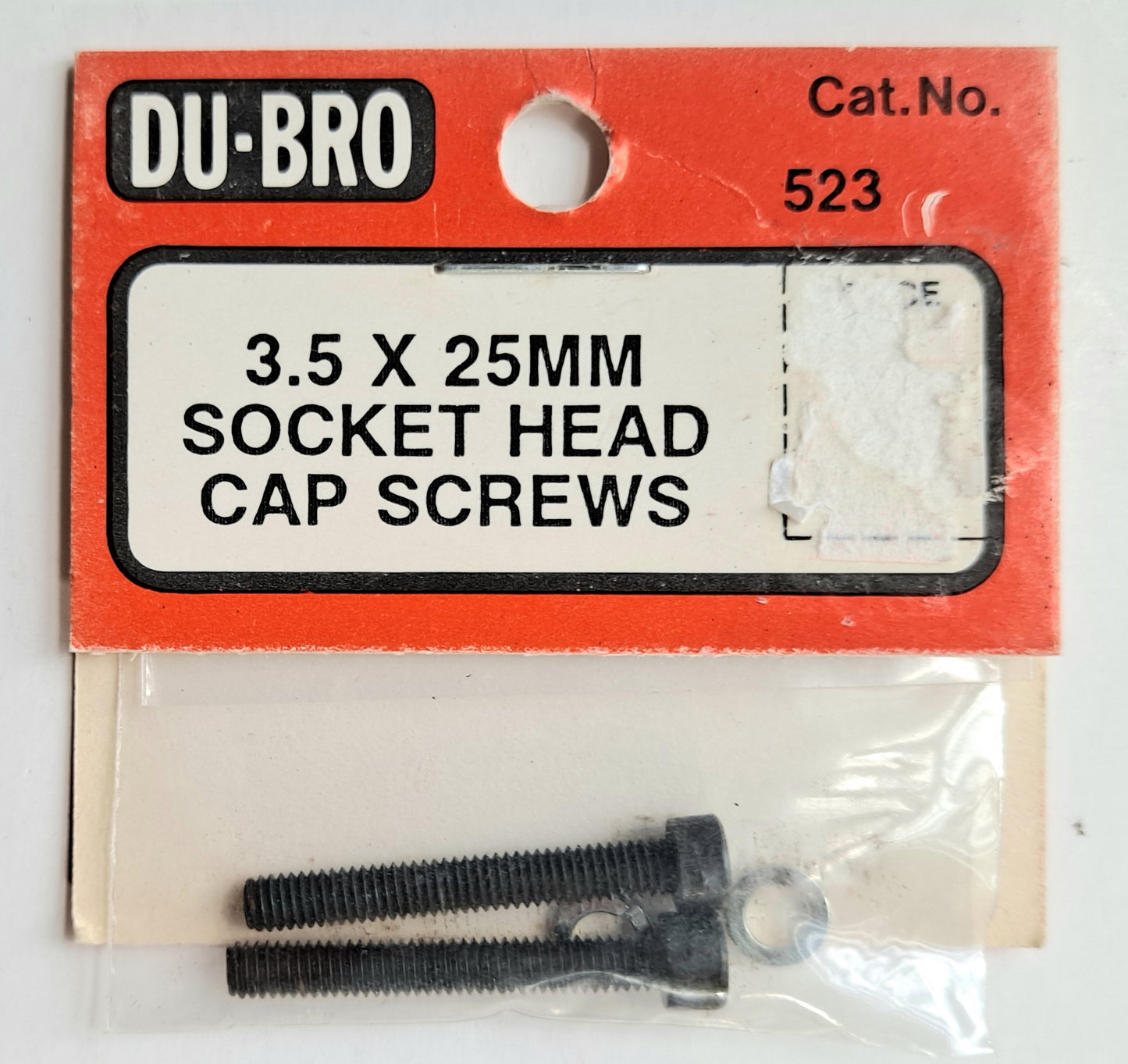 Du-Bro 3.5 x 25mm Socket Head Cap Screws (2 pc) #523