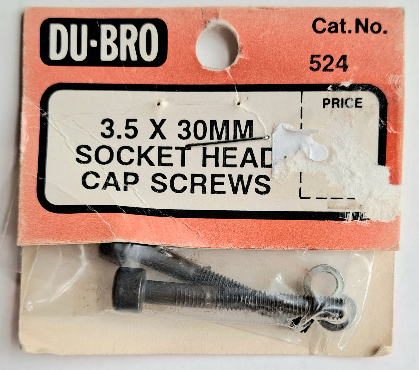 Du-Bro 3.5 x 30mm Socket Head Cap Screws (2 pc) #524