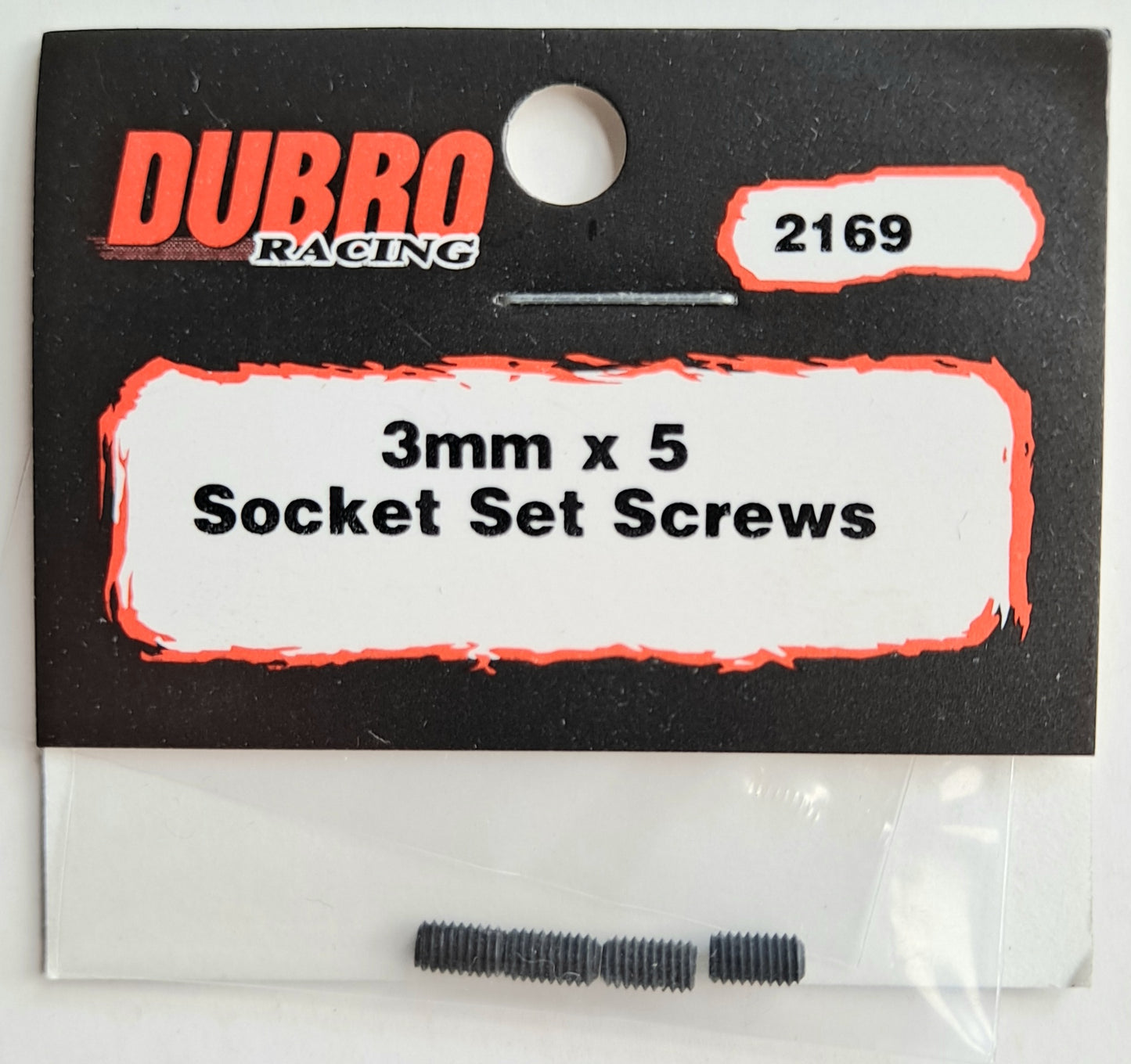 Du-Bro 3 x 5mm Socket Set Screw (4 pcs) #2169