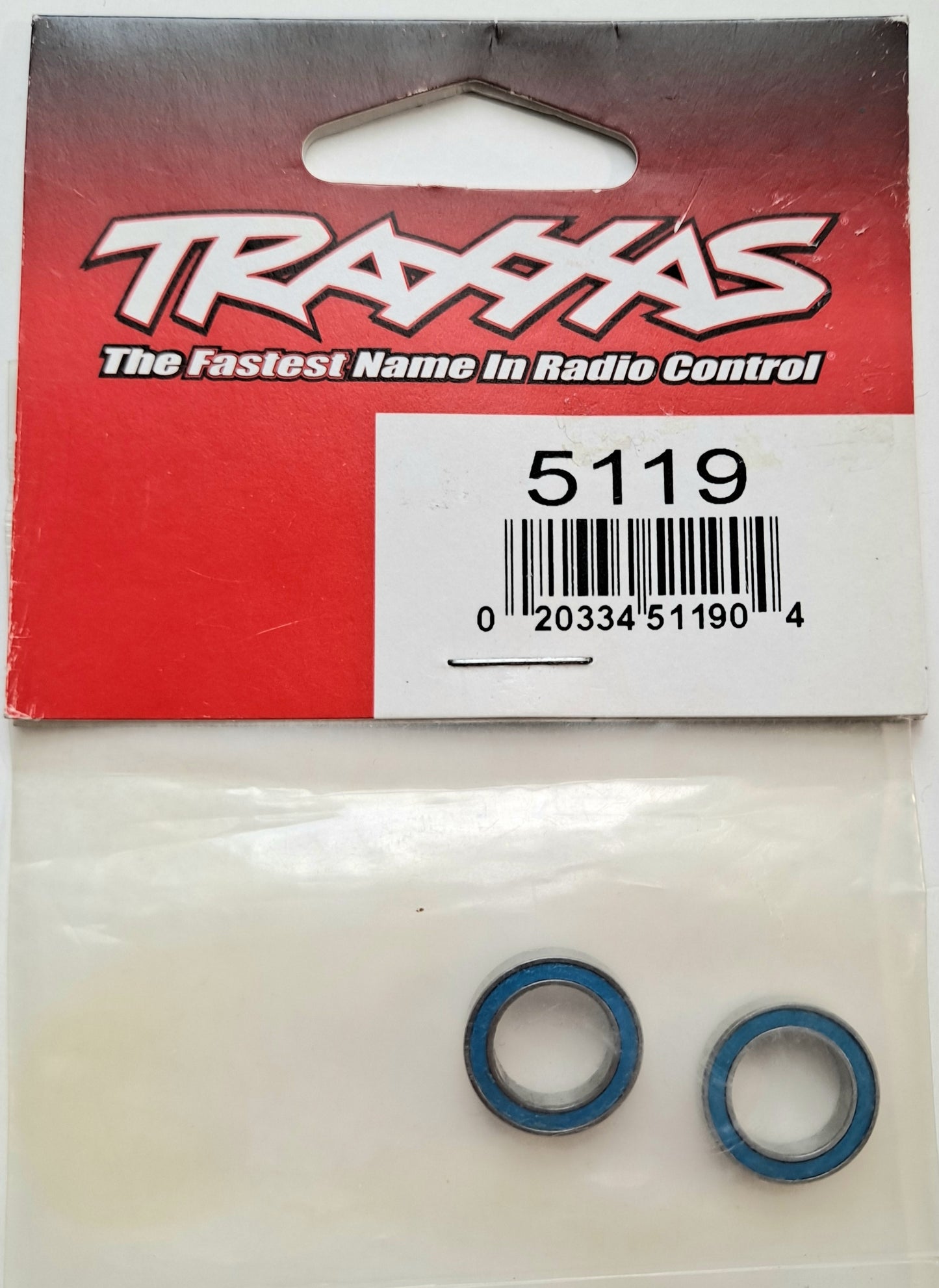 Traxxas 10 x 15 x 4mm Blue Rubber Sealed Ball Bearings (2 pcs) #5119