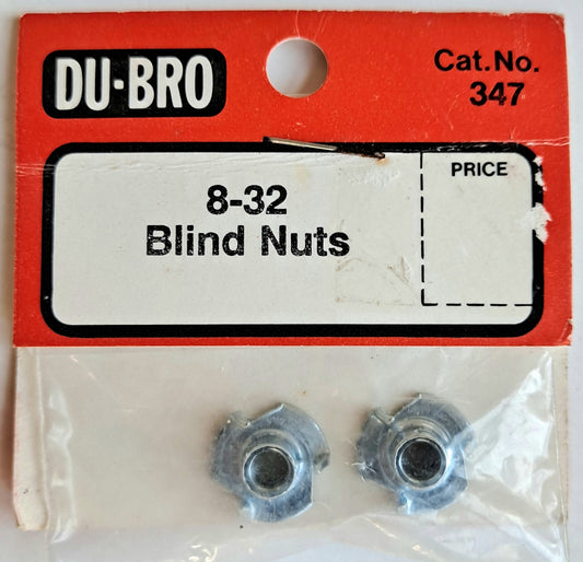 Open Bag Du-Bro 8-32 Blind Nuts (2 pcs) #347