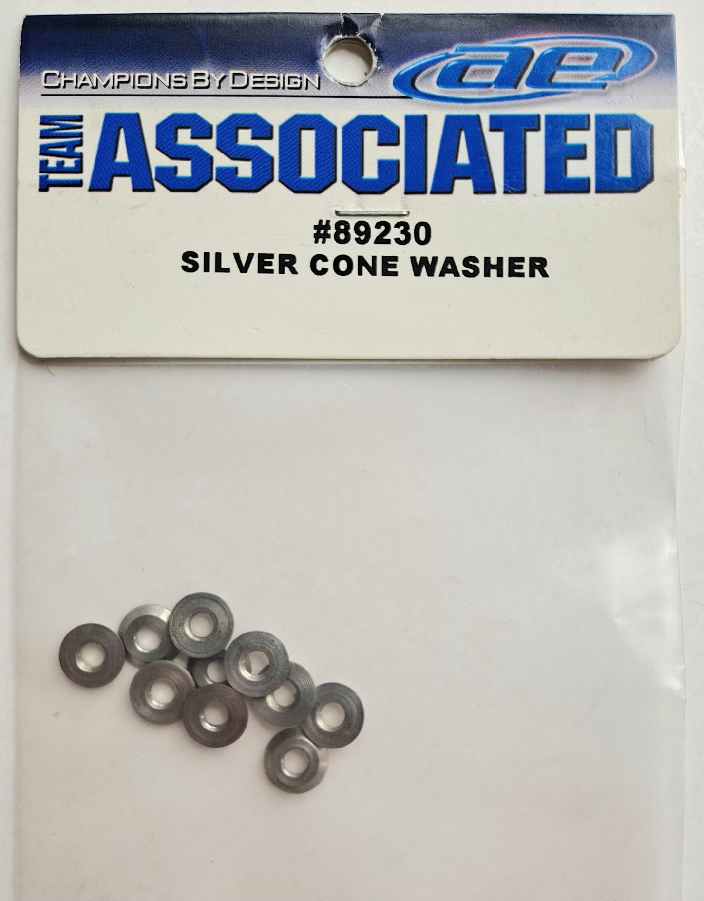 Team Associated Silver Cone Washer (10 pcs) 89230