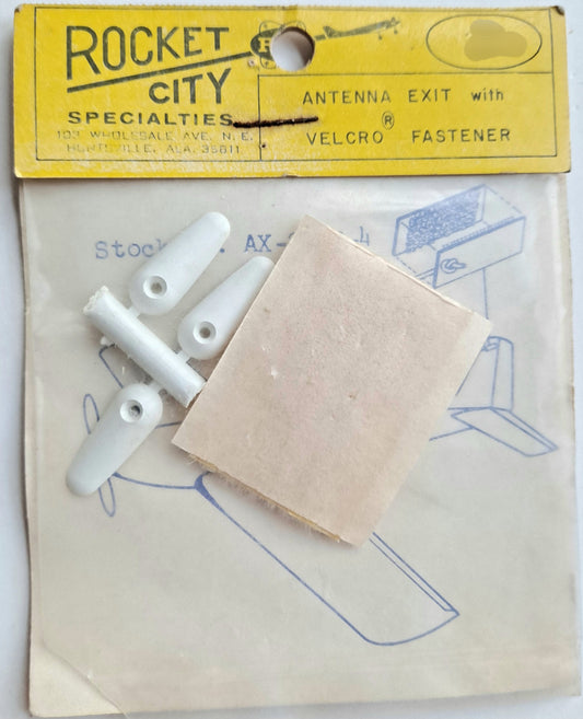 Rocket City Antenna Exit (3 pcs) and Hook/Loop Fastener #AX-2759-4