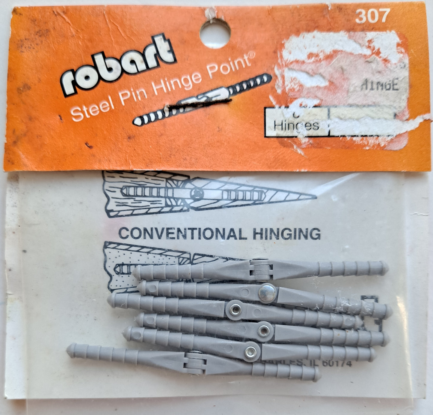 Robart Steel Pin Hinge Point (6 pcs) 307