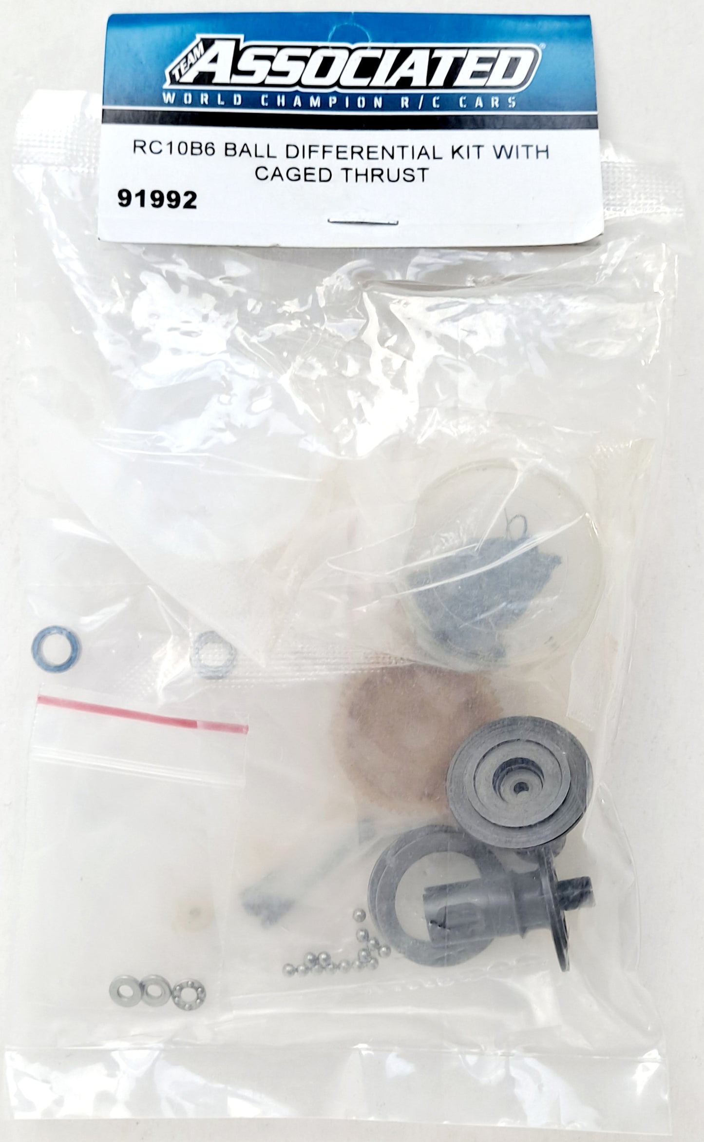 Open Bag Team Associated RC10B6 Ball Diff Kit With Caged Thrust Bearing 91992
