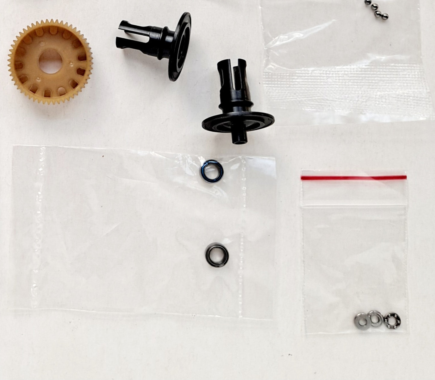 Open Bag Team Associated RC10B6 Ball Diff Kit With Caged Thrust Bearing 91992
