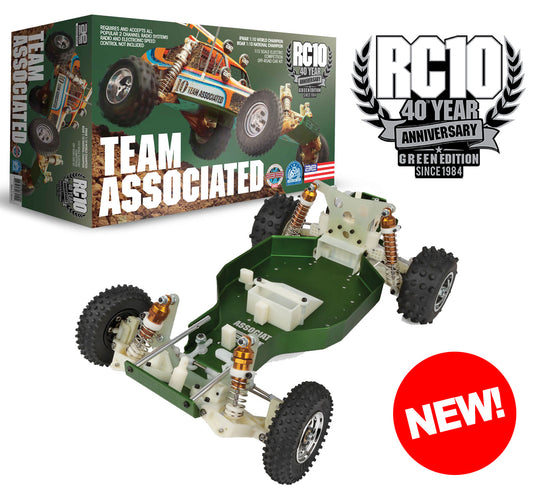 Ltd Ed Team Associated RC10 40th Anniversary Green Edition Kit #6010