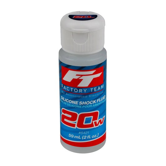 Factory Team Associated Silicone Shock Fluid Oil 20WT 200cSt #5421 2 fl.oz. 59mL