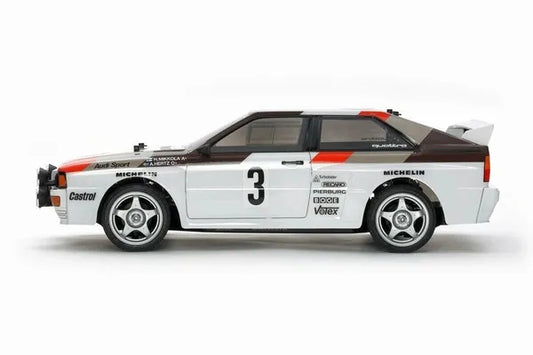Tamiya 1/10 Audi Quattro Rallye A2 4WD Kit TT-02 Chassis Motor & ESC #58667