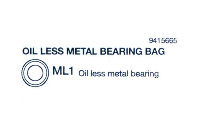 Tamiya Spare Parts Oil Less Metal Bearing (35 pcs) 9415665