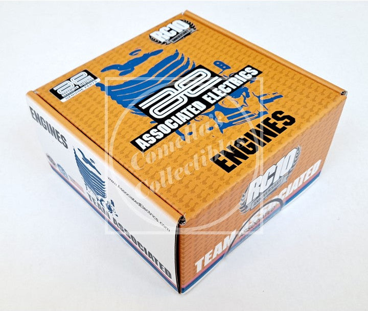 Box of Associated RC Engine on a white background