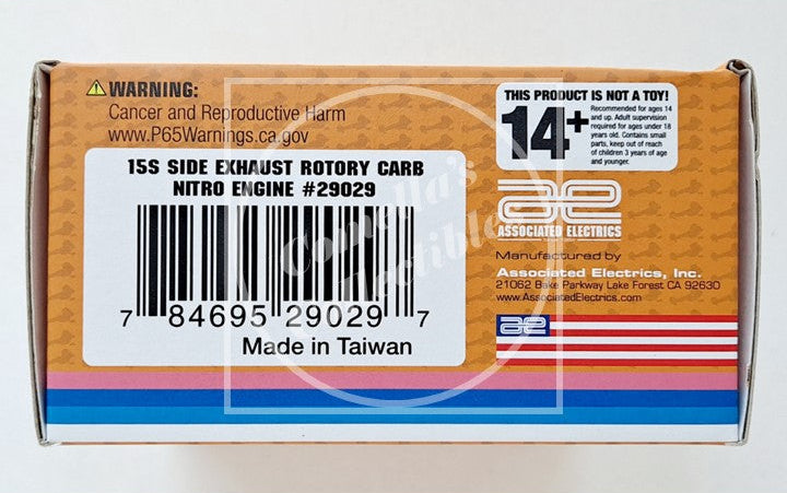 Box with warning label, barcode, and product details on a white background