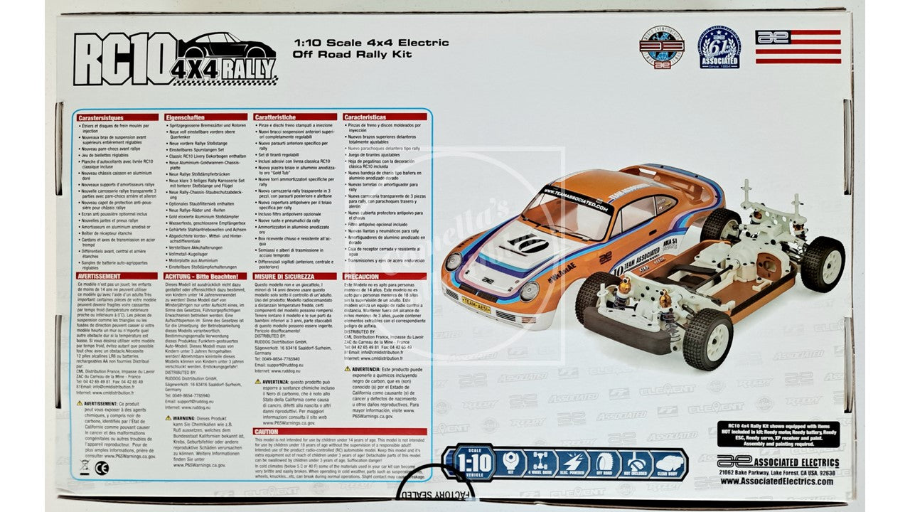 Team Associated RC10 4x4 Rally Kit #30138