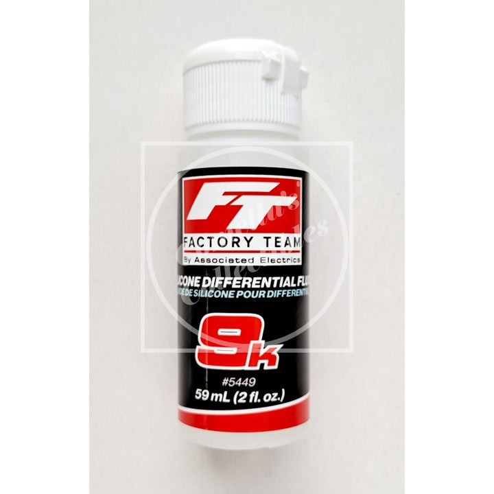 Factory Team Associated 5449 9K 9,000 cSt Silicone Diff Fluid 2 fl.oz.
