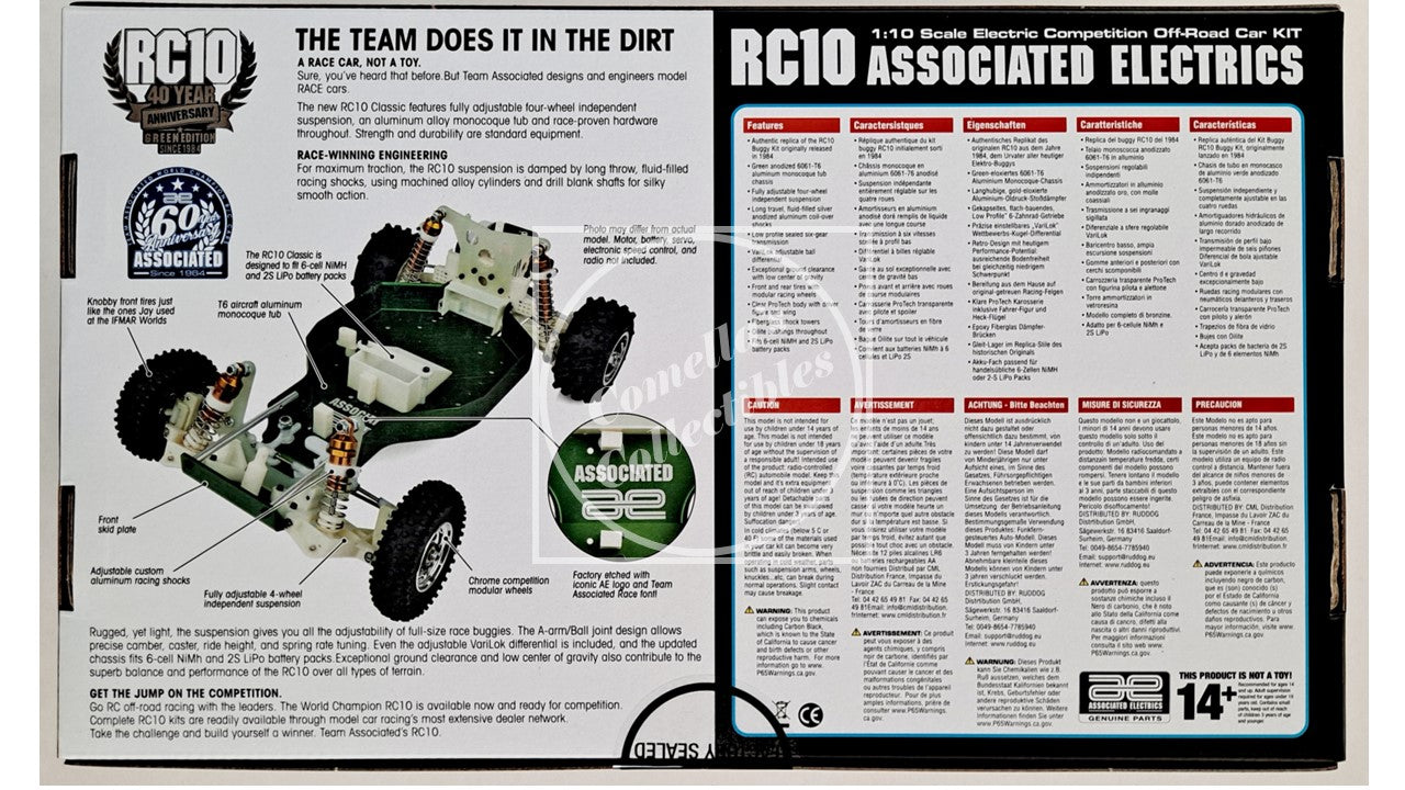 Team Associated RC10 40th Anniversary Green Edition Kit #6010