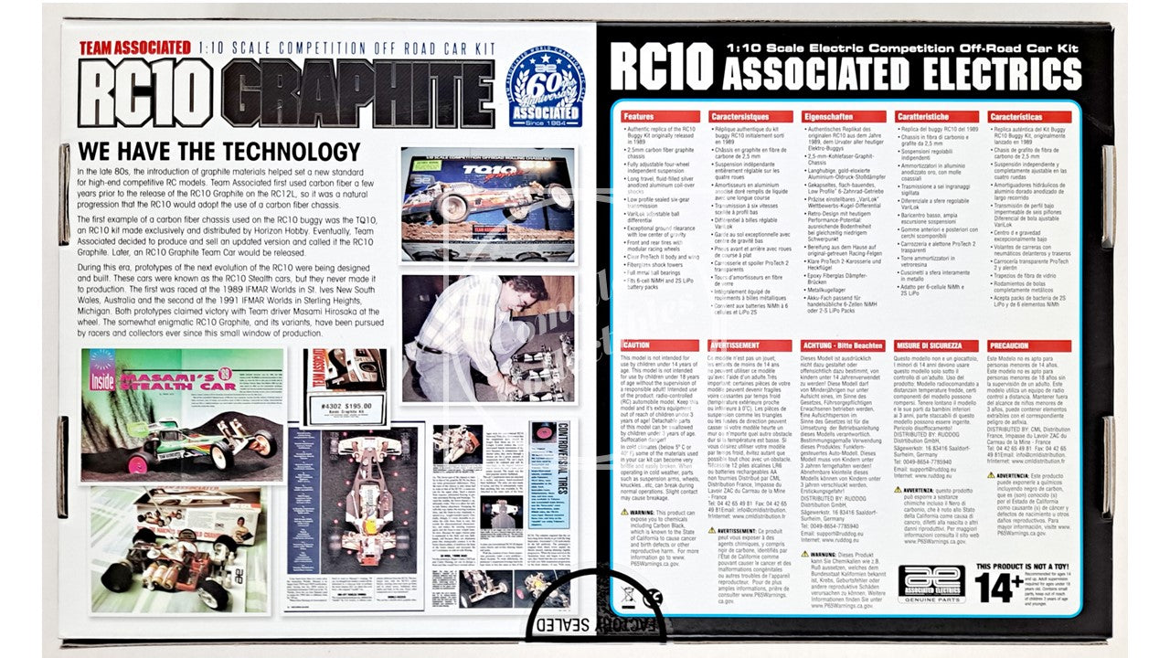 Team Associated RC10 Graphite 2WD Off-Road Kit #6030