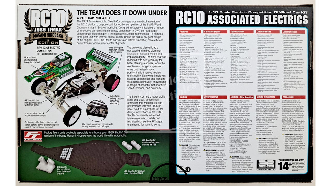 Team Associated RC10 1989 Stealth Car Masami Edition 2WD Off-Road Kit #6043