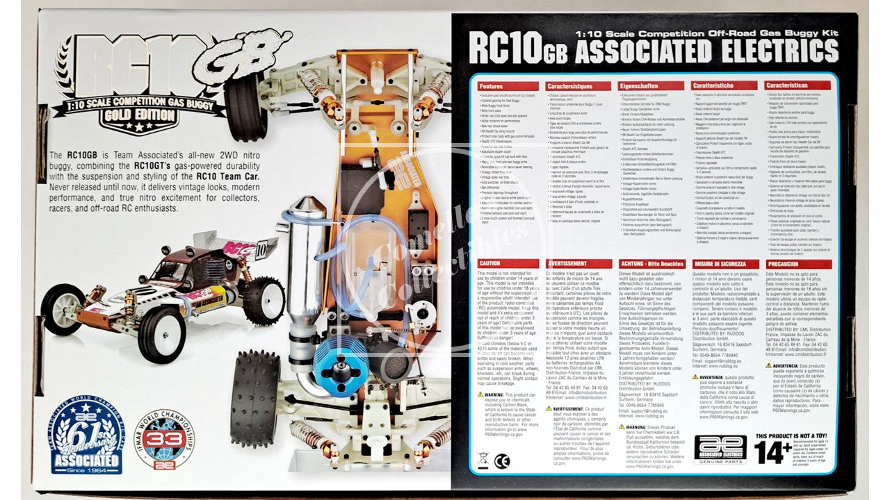 Team Associated RC10GB 2WD Nitro Buggy Kit #6047
