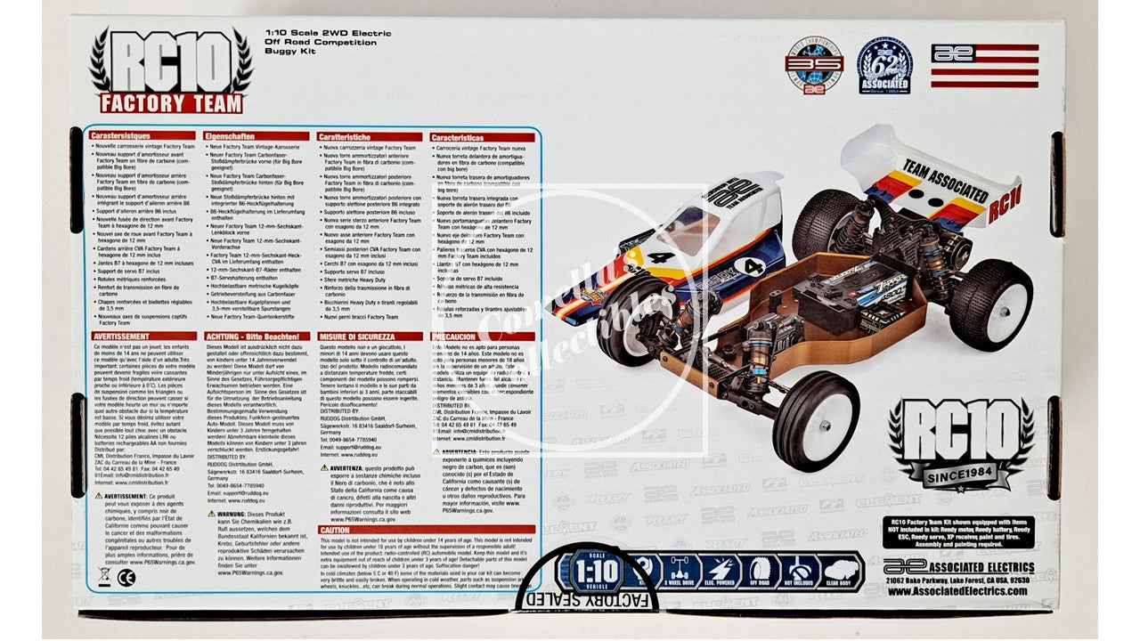 Team Associated RC10 Factory Team Kit 2WD Buggy 6049