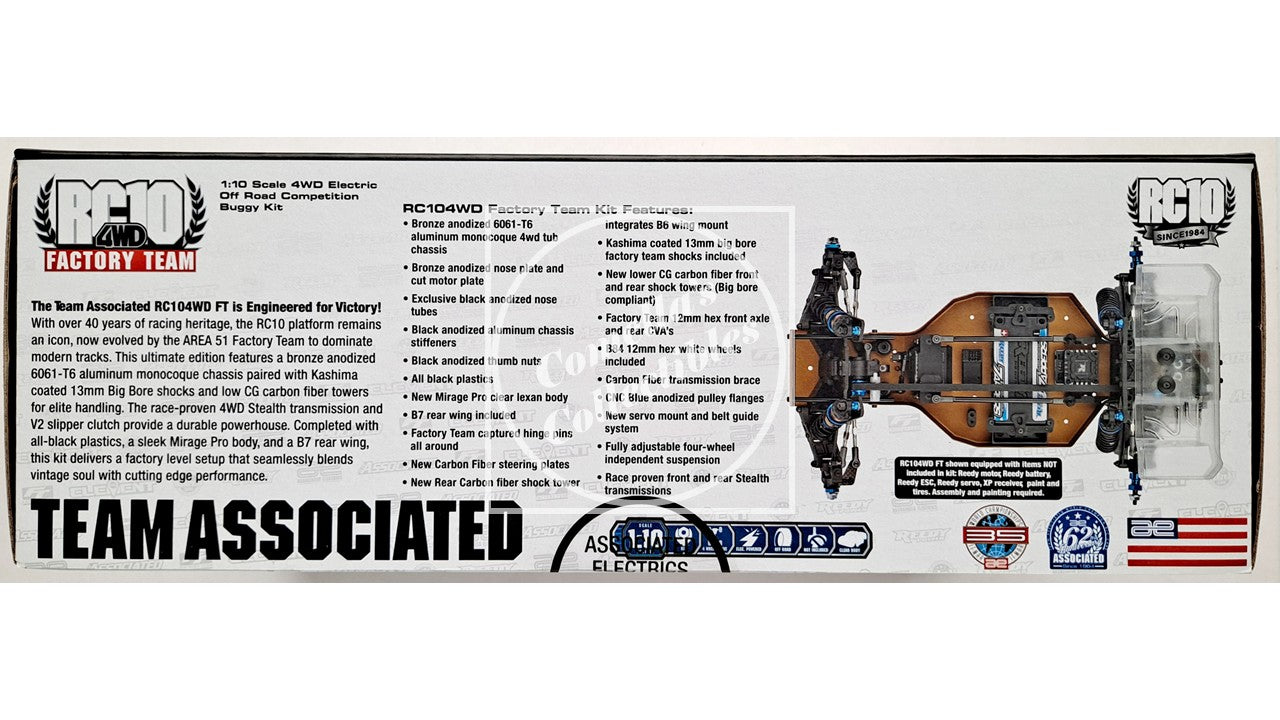 Team Associated 6055 RC10 4WD Factory Team Kit