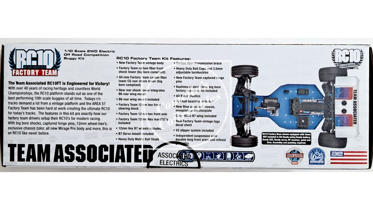 Team Associated 6058 RC10 Factory Team Kit Blue Edition 2WD