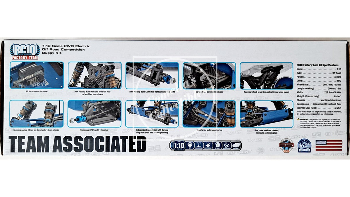 Team Associated 6058 RC10 Factory Team Kit Blue Edition 2WD