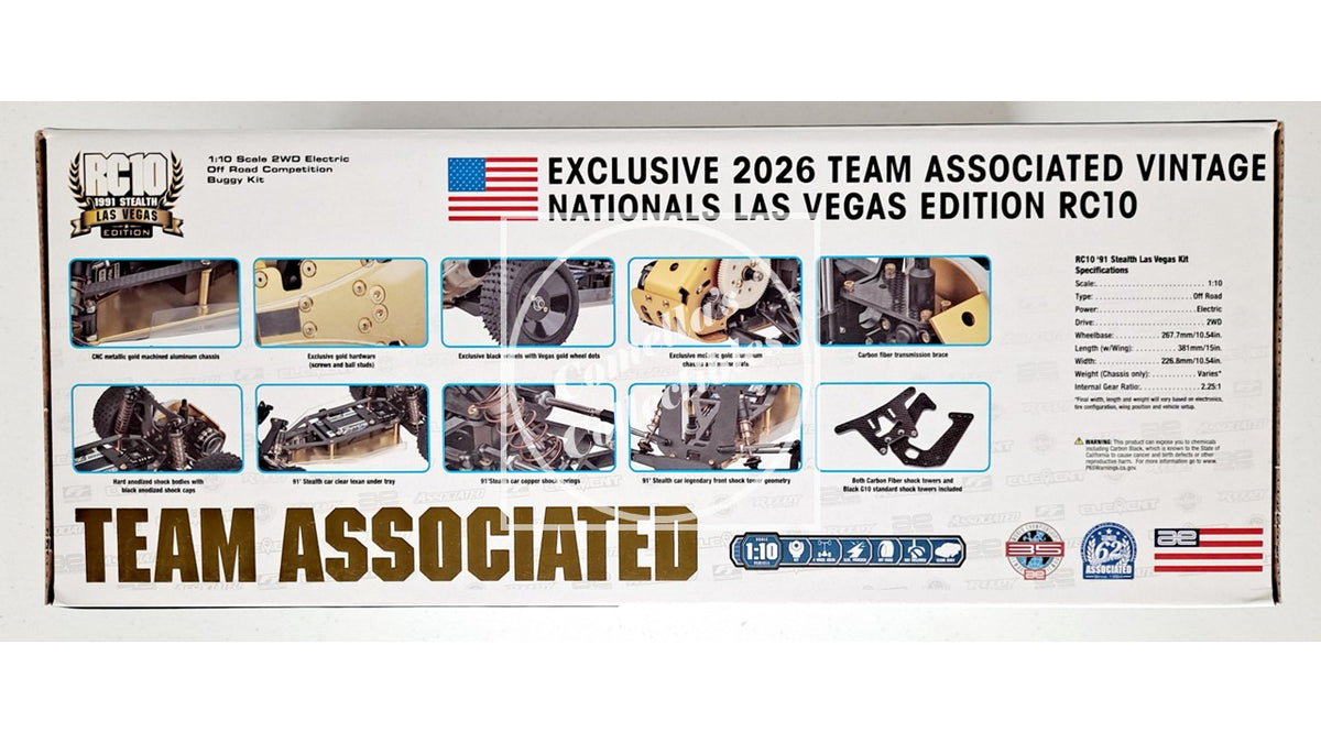 Team Associated 6059 RC10 1991 Stealth Las Vegas Edition