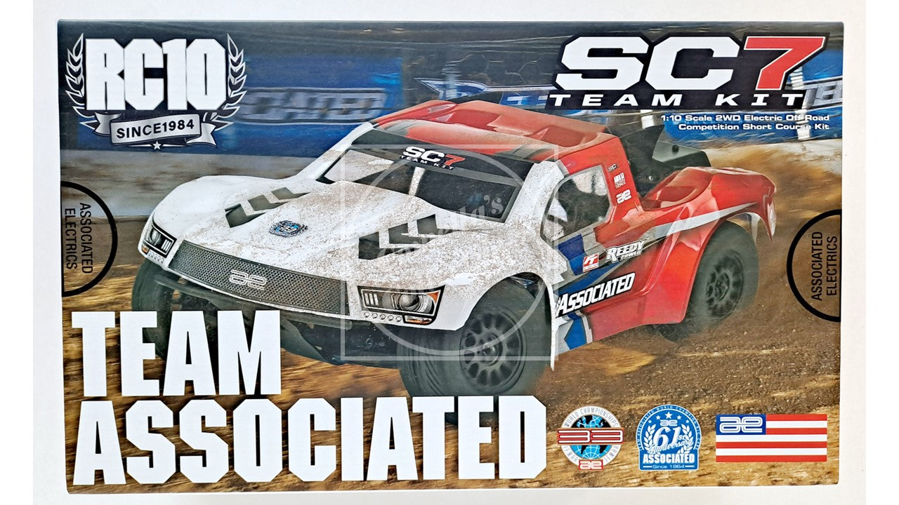Team Associated RC10 SC7 Team Kit Short Course Truck 2WD 1:10 Electric #70010