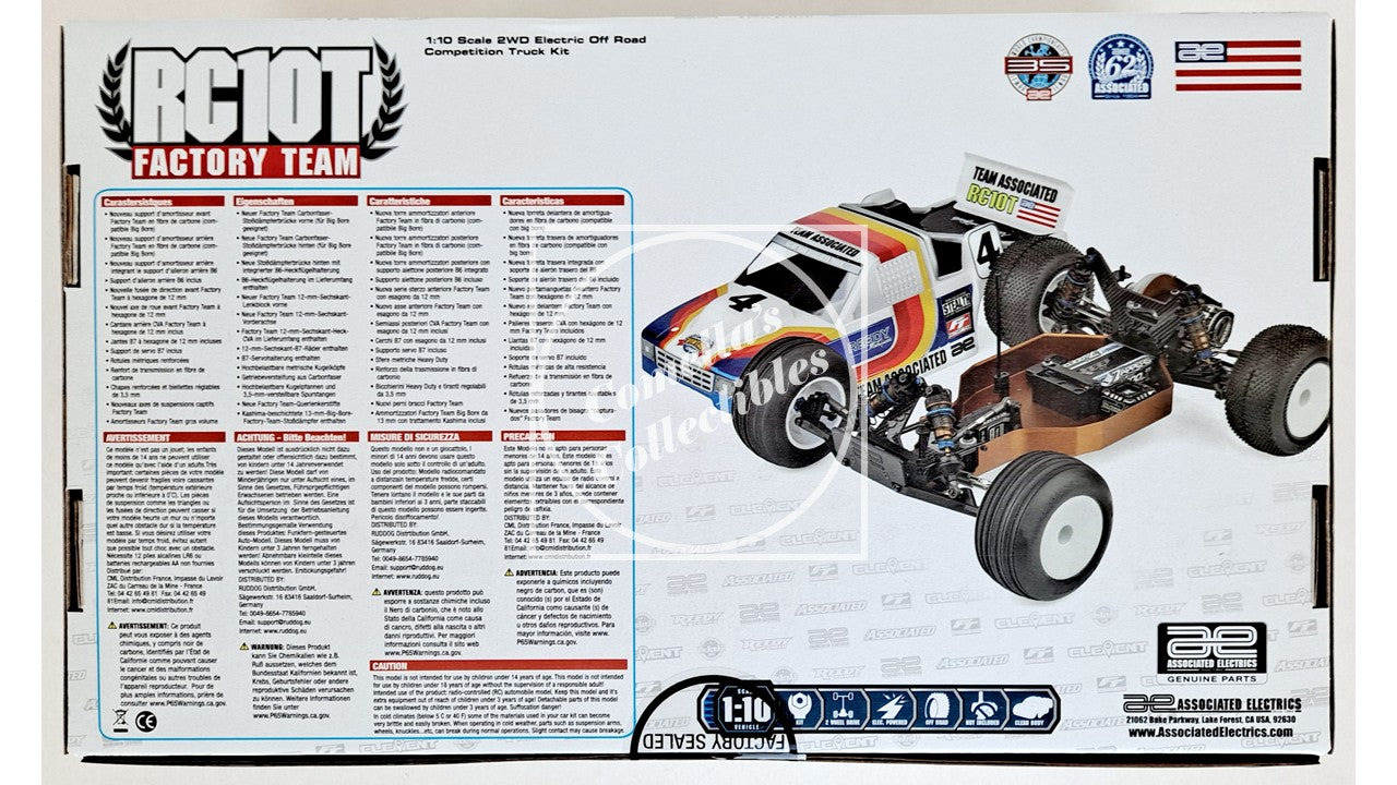 Team Associated RC10T Factory Team Kit 2WD Truck 7004