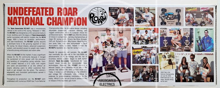 Magazine or newspaper article featuring a collage of images and text about 'Undefeated Roar National Champion'.