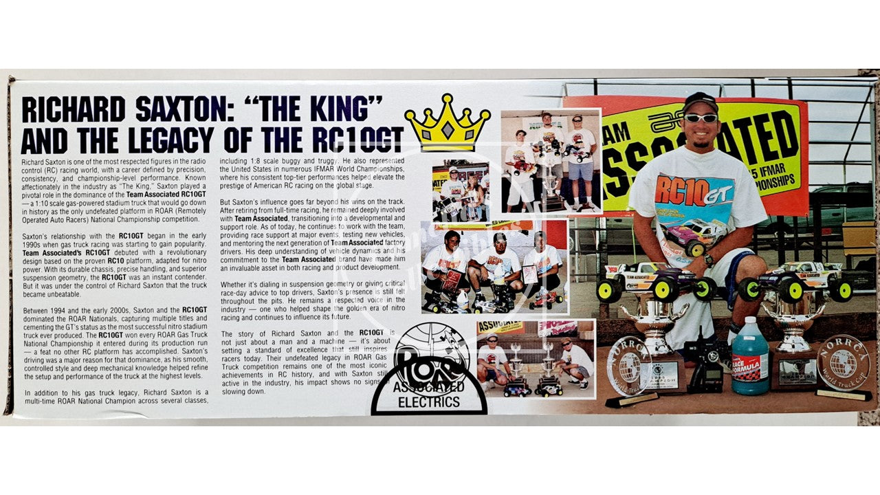 Team Associated RC10GT 1/10 Richard Saxton Edition Nitro Truck Kit #7067