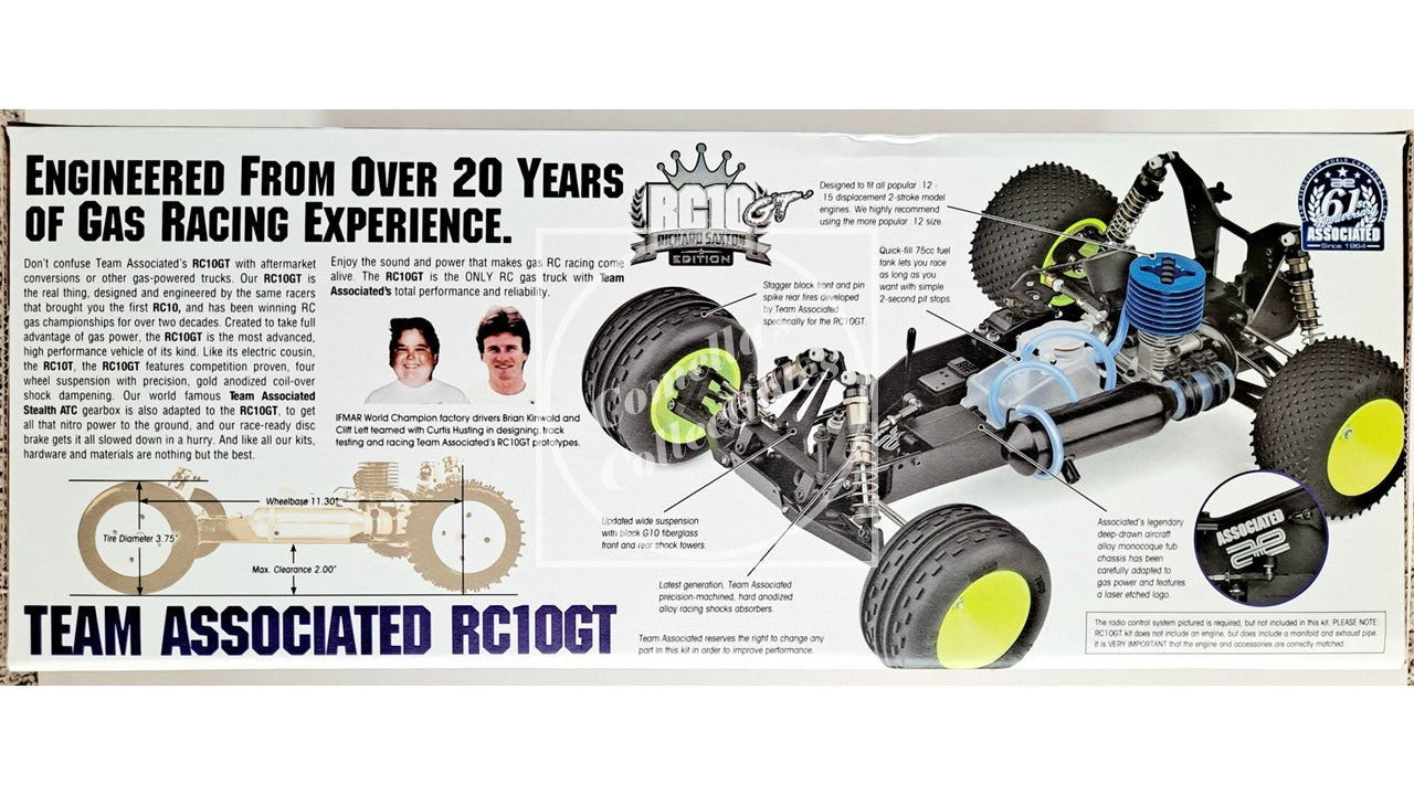 Team Associated RC10GT 1/10 Richard Saxton Edition Nitro Truck Kit #7067