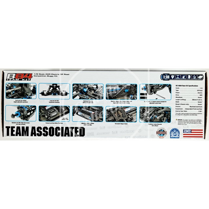 Team Associated RC10 B84 Team Kit 1:10 4WD Off-Road Electric Buggy 90050