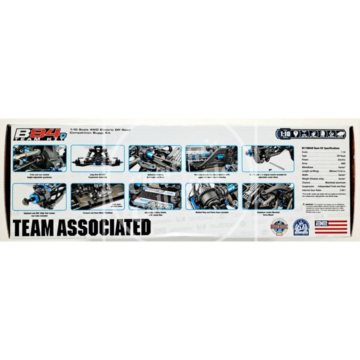 Team Associated RC10 B84D Team Kit 1:10 4WD Off-Road Electric Buggy 90051