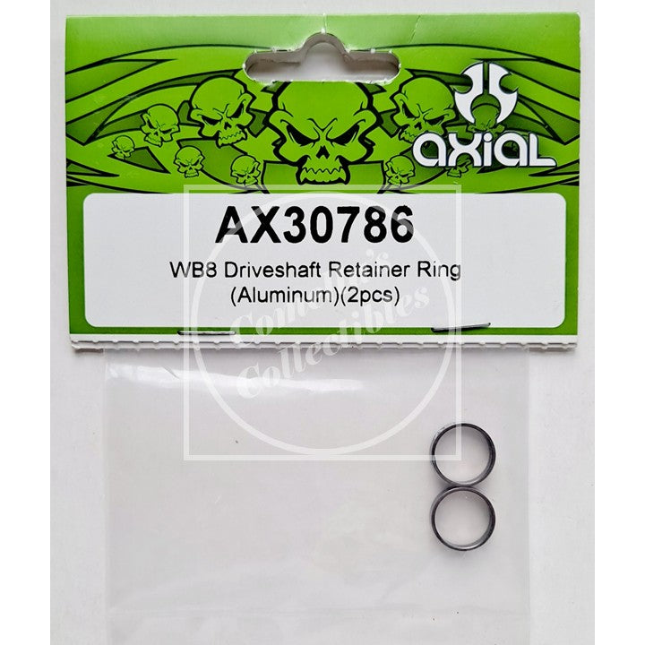 Axial AX30786 Aluminum Driveshaft Retainer Ring for WB8 (2 pcs)