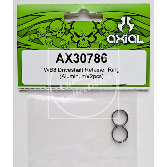 Axial AX30786 Aluminum Driveshaft Retainer Ring for WB8 (2 pcs)
